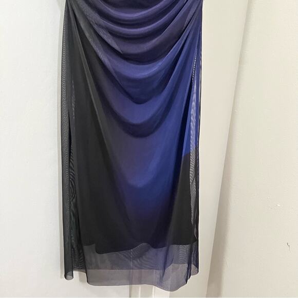 Zara STRAPLESS PRINTED TULLE DRESS Size Extra Large XL - Picture 16 of 16